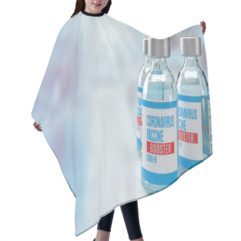 Personality  Vaccine Booster In Lab  For Medical  Or Sci Concept 3d Renderin Hair Cutting Cape