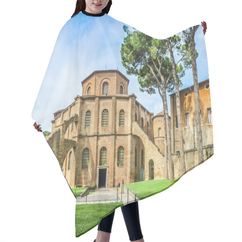 Personality  Famous Basilica Di San Vitale In Ravenna, Italy Hair Cutting Cape