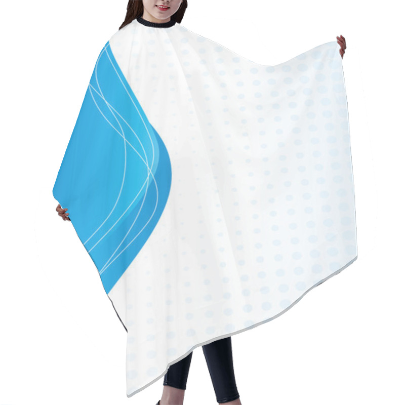 Personality  Blue Background Hair Cutting Cape