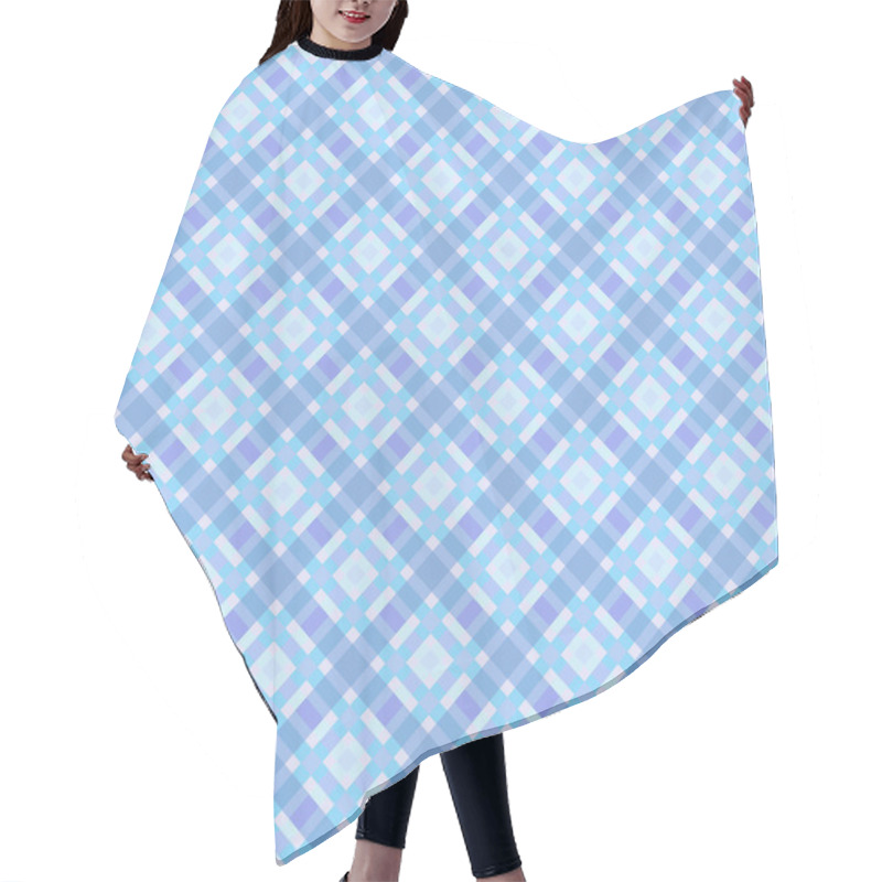 Personality  Checkered Pattern Hair Cutting Cape