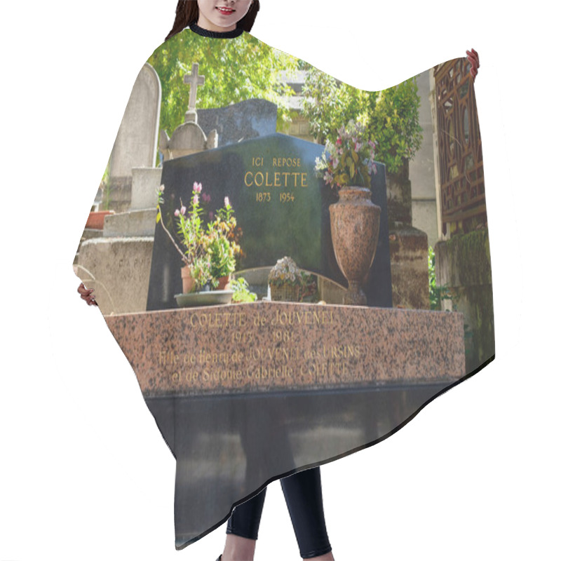 Personality  The Grave Of Colette At The Pere Lachaise Cemetery In Paris Hair Cutting Cape