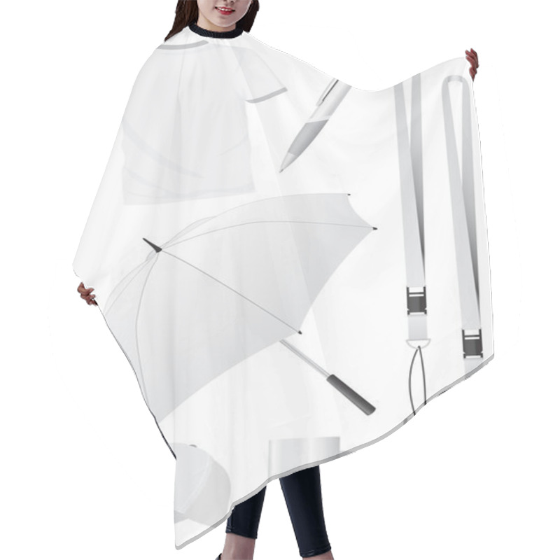 Personality  Blank Promotion Gift Mock-ups Hair Cutting Cape