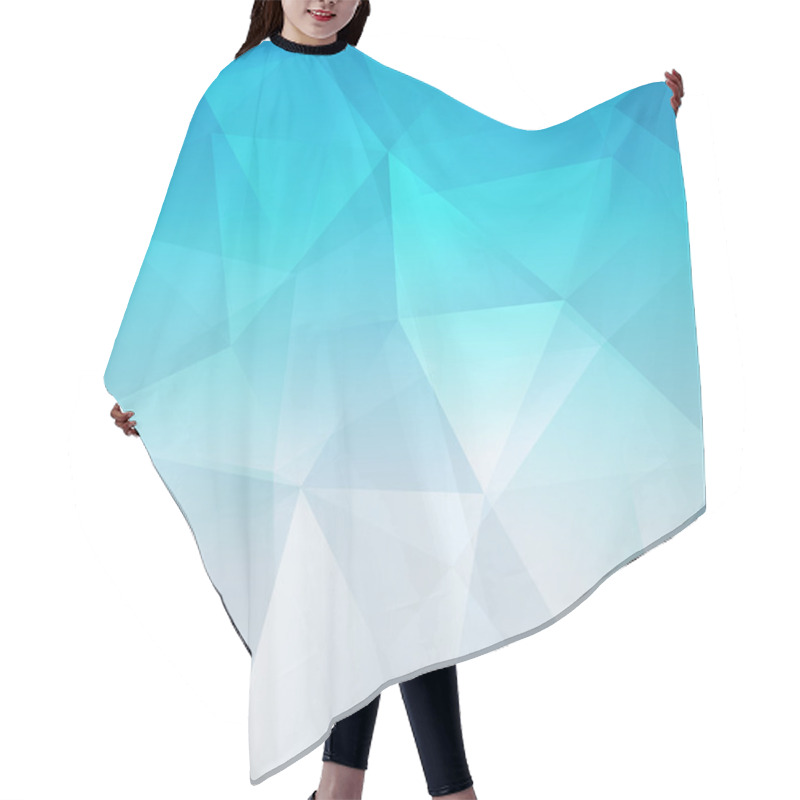 Personality  Abstract Blue Background Hair Cutting Cape