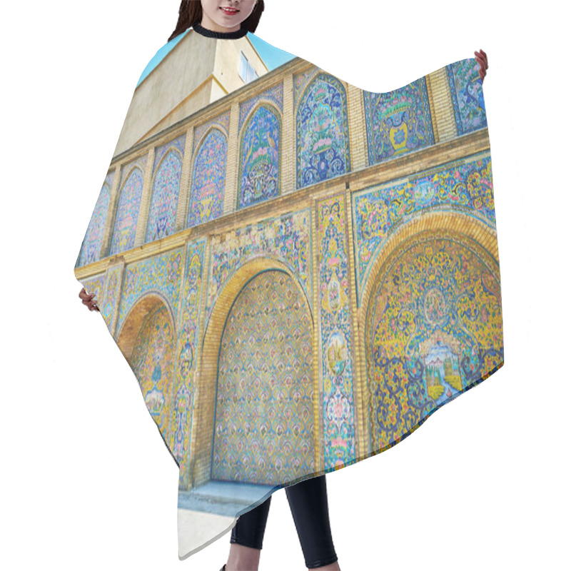 Personality  The Floral Motives Of Persian Patterns, Golestan, Tehran Hair Cutting Cape