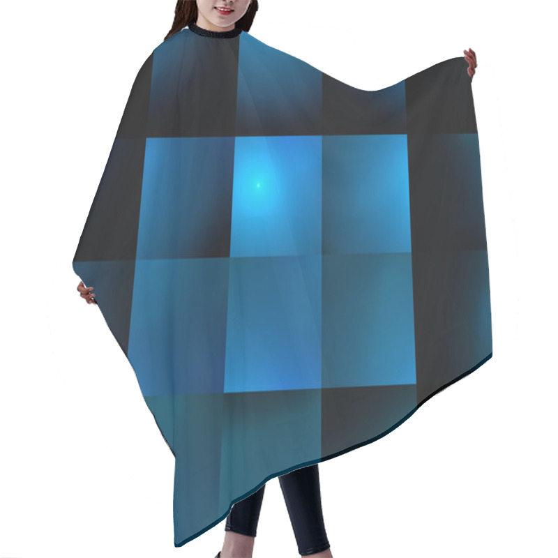 Personality  Seamless Abstract Background Hair Cutting Cape