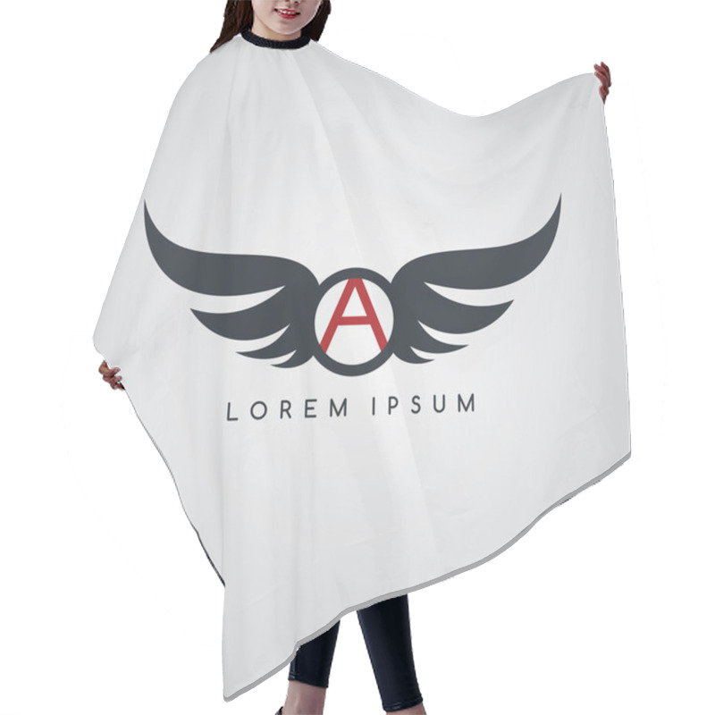 Personality  Aviator Symbol Logo Hair Cutting Cape