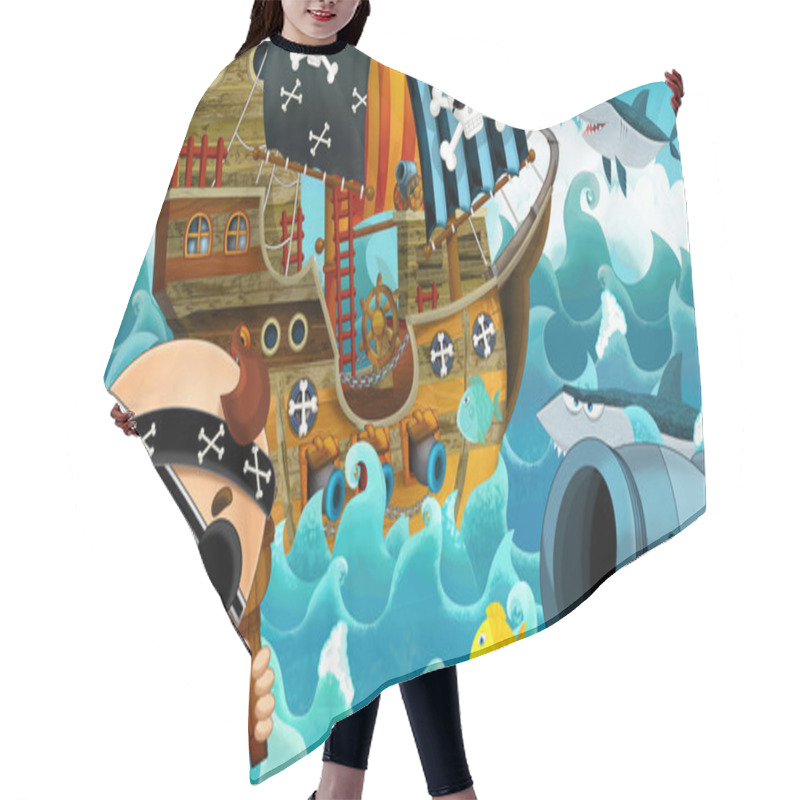 Personality  The Pirates And The Ships Hair Cutting Cape