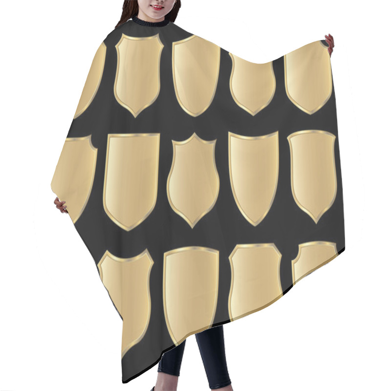 Personality  Shield Design Set Hair Cutting Cape