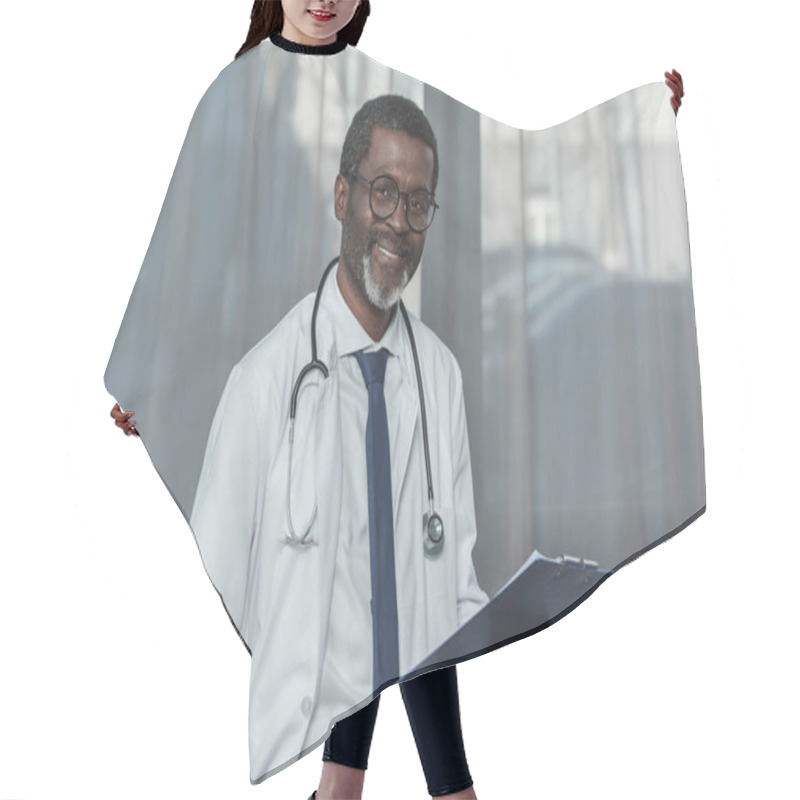 Personality  Doctor With Clipboard  Hair Cutting Cape