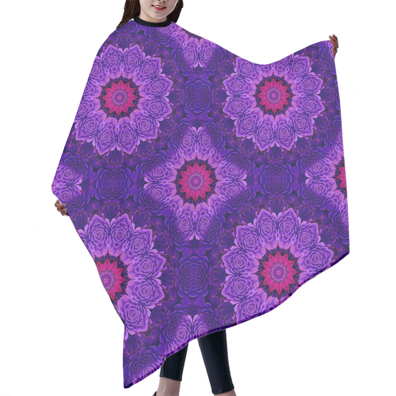 Personality  Beautiful Kaleidoscope Seamless Pattern Hair Cutting Cape