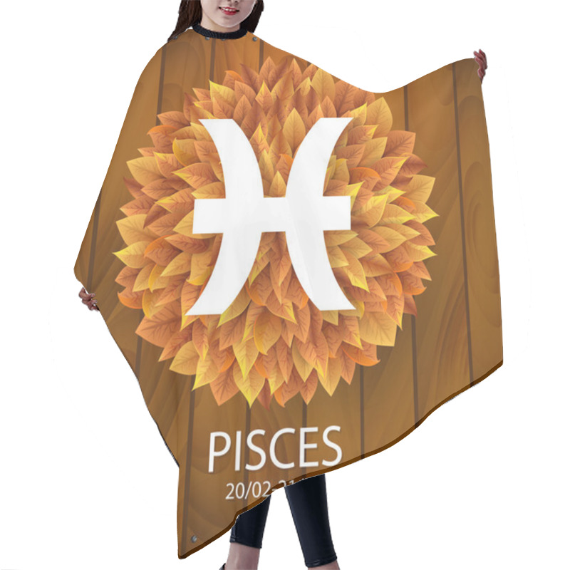 Personality  Pisces Horoscope White Sign Hair Cutting Cape