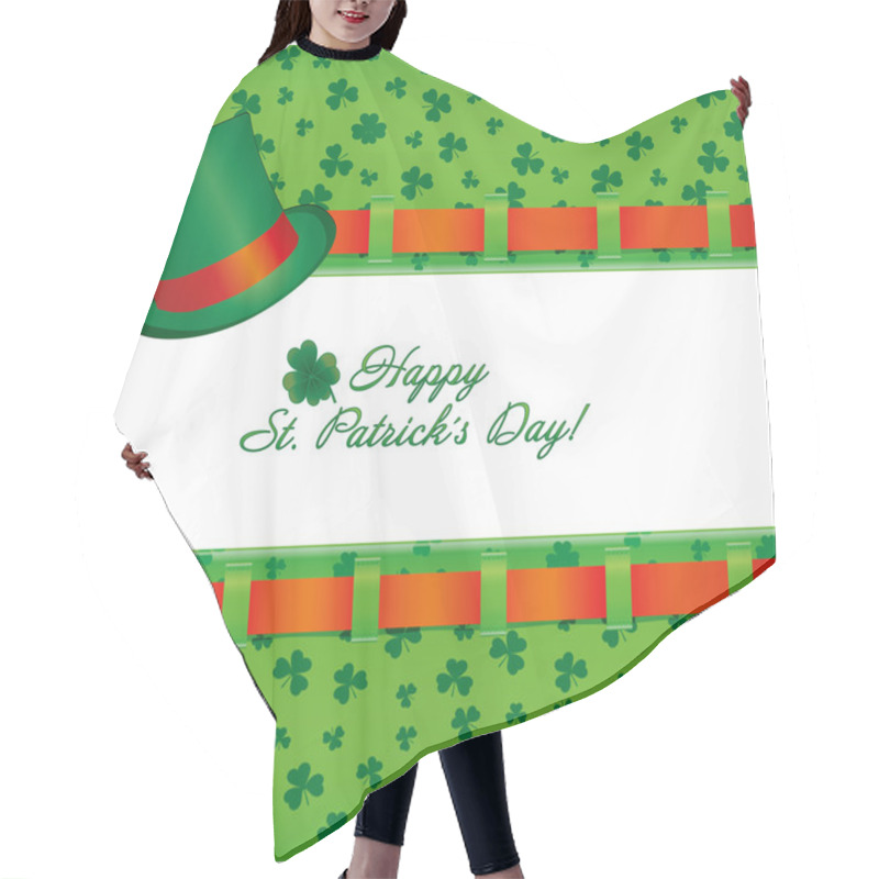 Personality  Clover Background Hair Cutting Cape