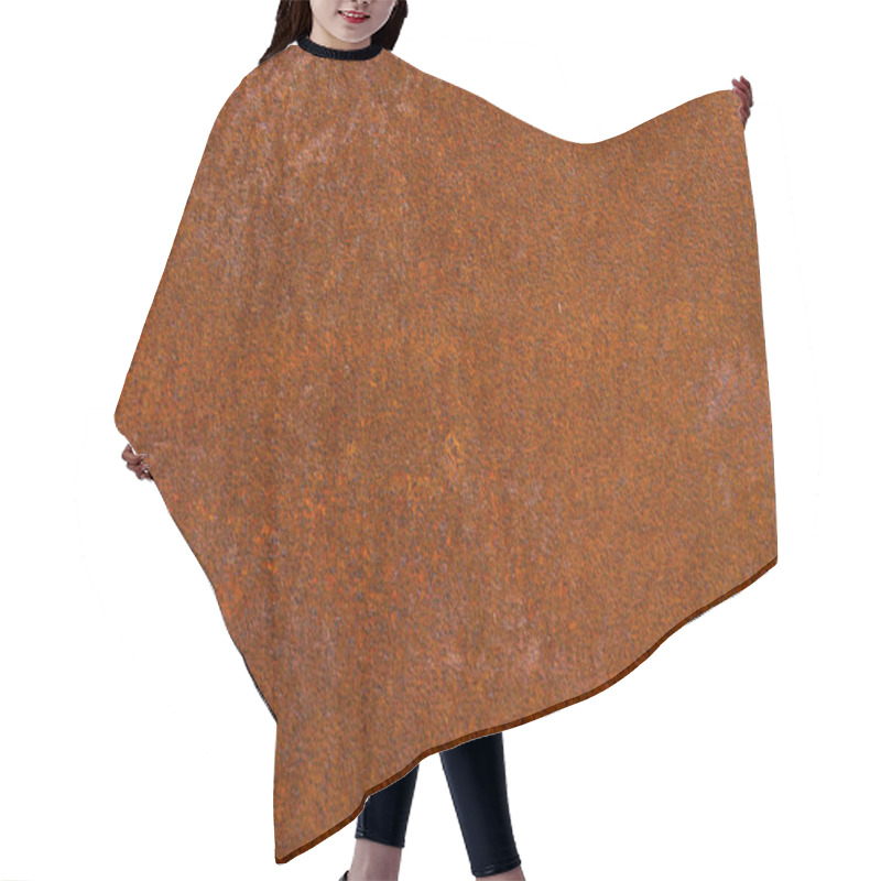 Personality  Corten Steel Textures. Background Rust Texture Hair Cutting Cape