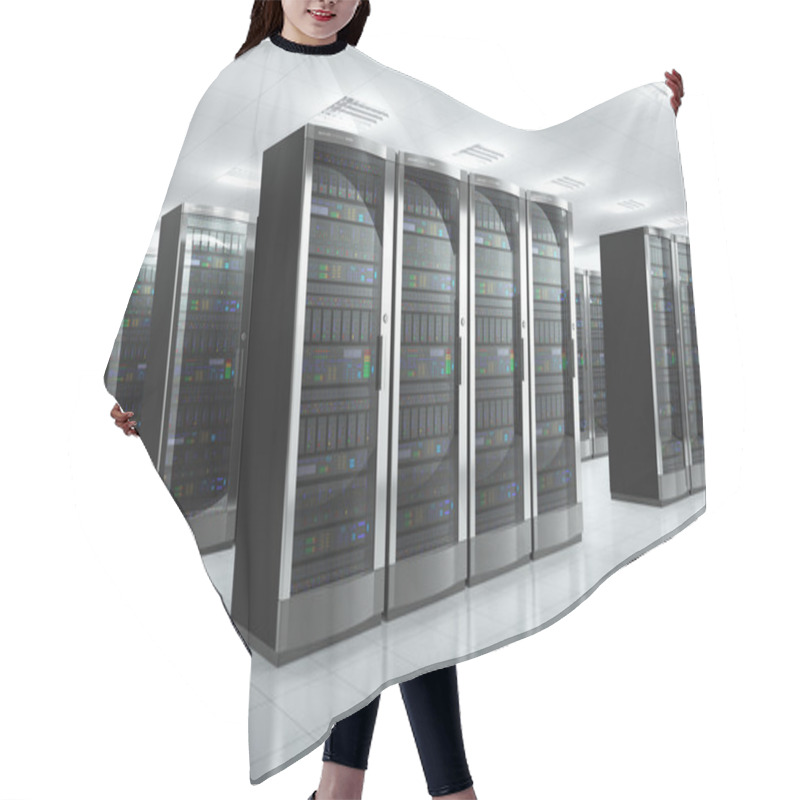 Personality  Network Servers In Datacenter Hair Cutting Cape