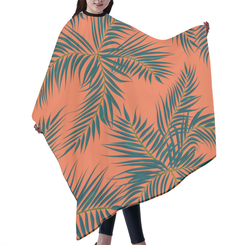 Personality  Floral Seamless Pattern. Background With Isolated Hand Drawn Tro Hair Cutting Cape