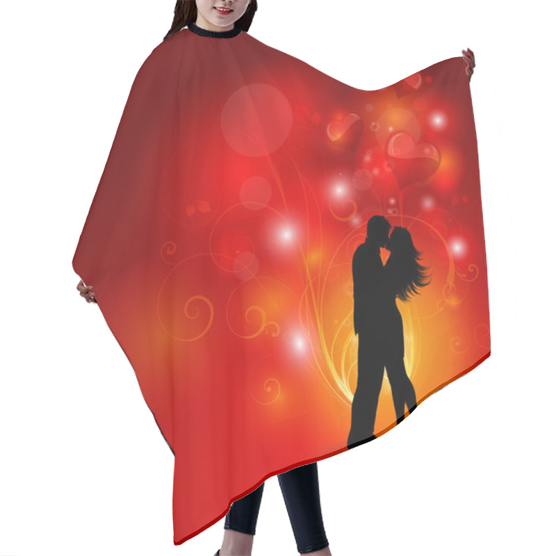 Personality  Loving Couple Hair Cutting Cape