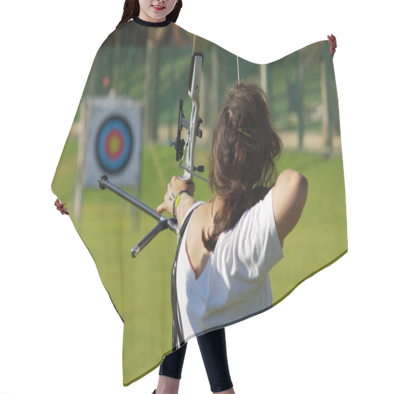 Personality  Archer Aiming At Target  Hair Cutting Cape