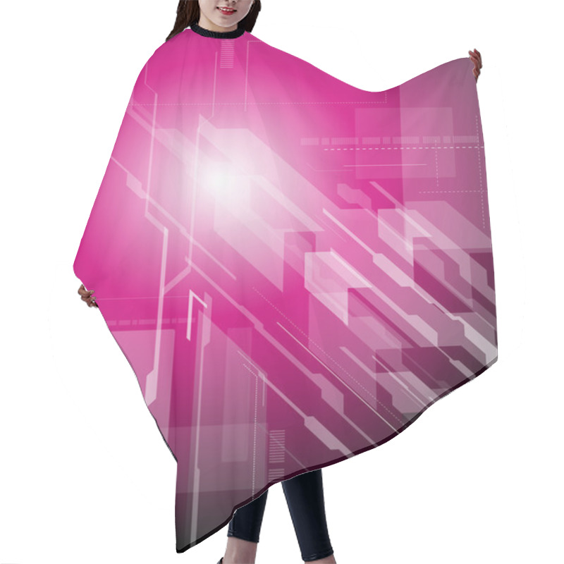 Personality  Abstract Background Composition Hair Cutting Cape