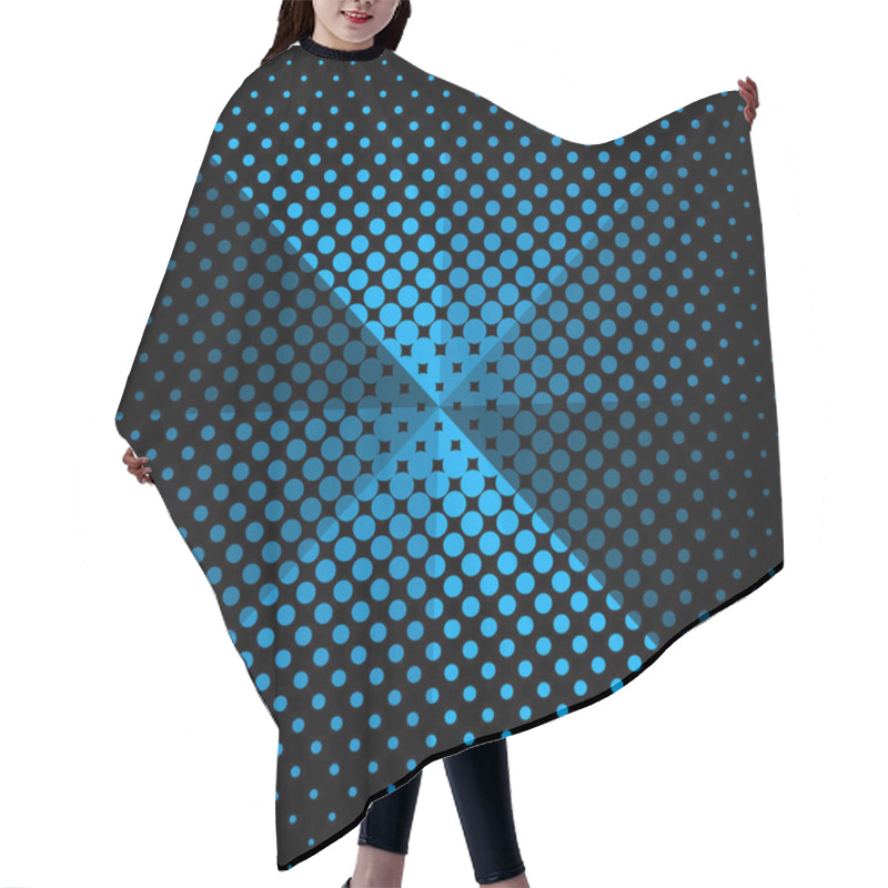 Personality  Halftone Background Hair Cutting Cape