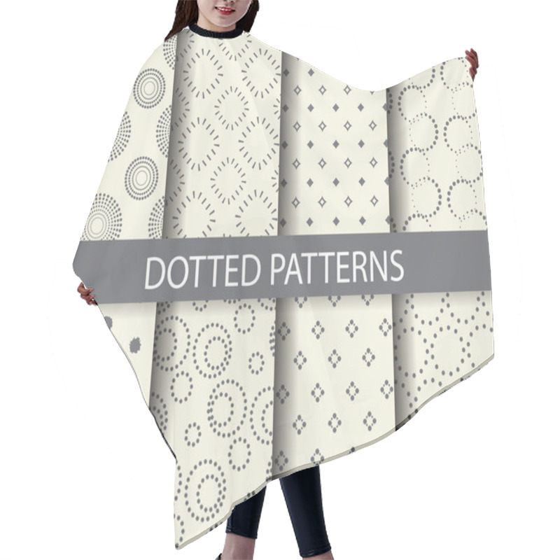 Personality  8 Perfect Dotted Patterns Hair Cutting Cape