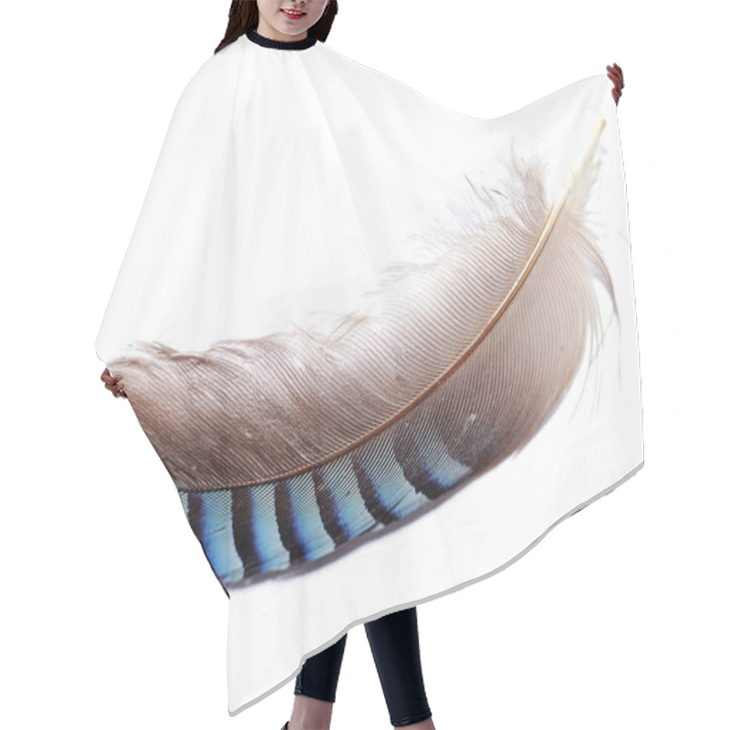 Personality  Feather Of A Bird Hair Cutting Cape