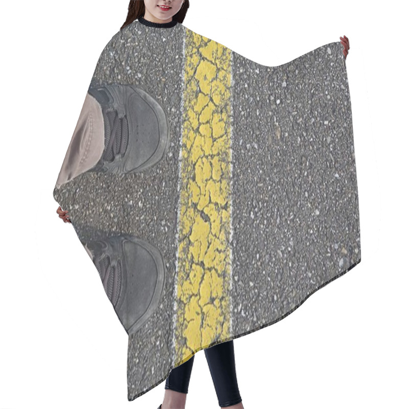 Personality  Standing Behind The Line Hair Cutting Cape