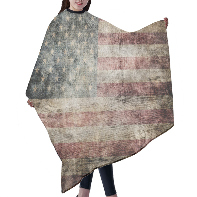 Personality  American Flag. Hair Cutting Cape