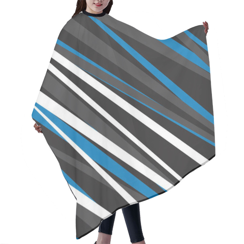 Personality  Minimalist Background With Abstract Stripe Pattern Hair Cutting Cape