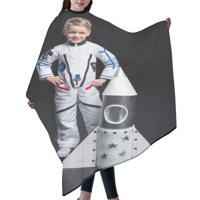 Personality  Boy In Astronaut Costume Hair Cutting Cape