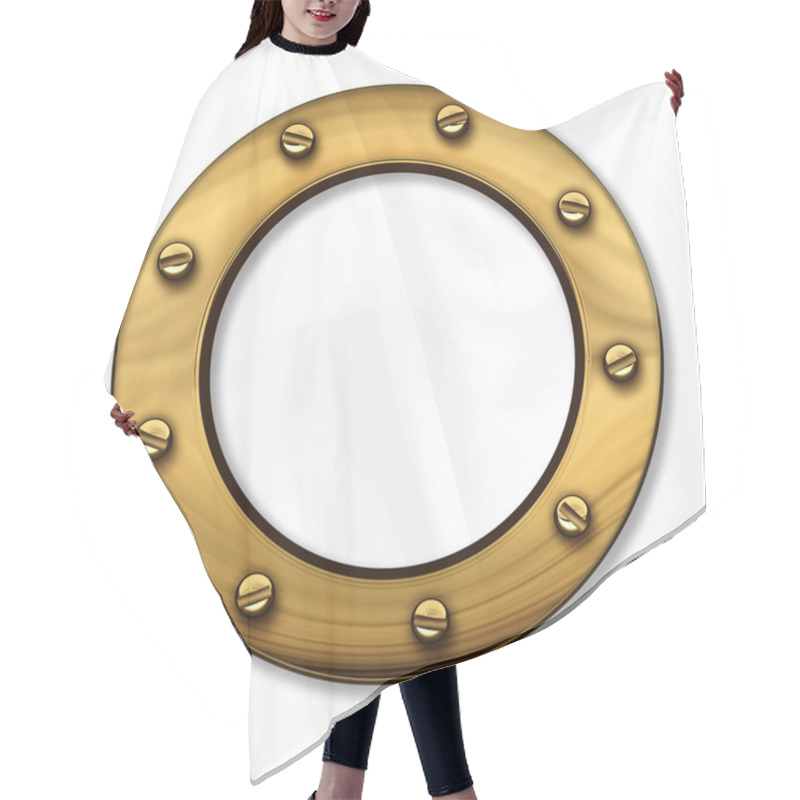 Personality  Porthole Hair Cutting Cape