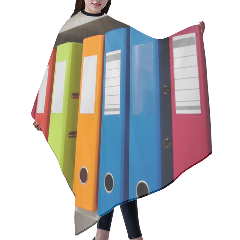 Personality  Brightly Coloured Binders For Office Filing Hair Cutting Cape