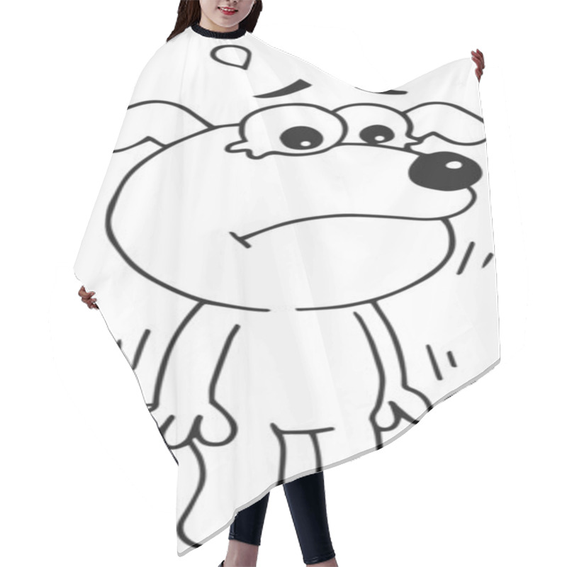 Personality  Dog Crying Hair Cutting Cape