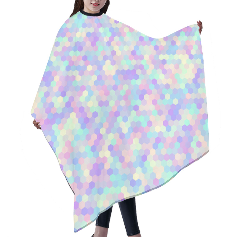 Personality  Geometric Abstract Pattern. Hair Cutting Cape