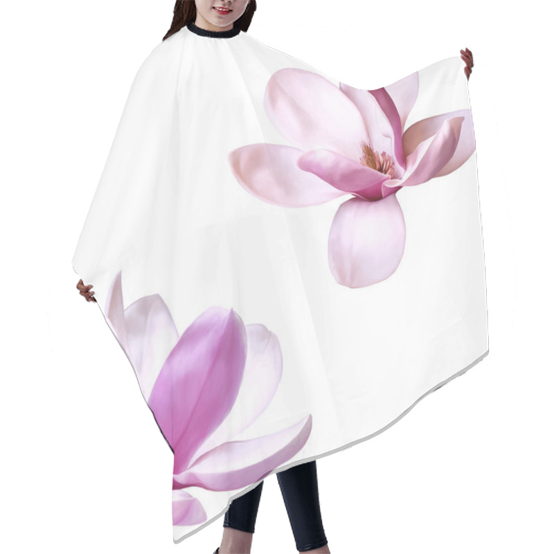 Personality  Pink Magnolia Flowers Hair Cutting Cape