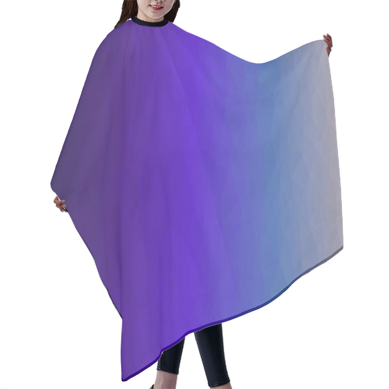 Personality  Abstract Geometric Background With Poly Pattern Hair Cutting Cape