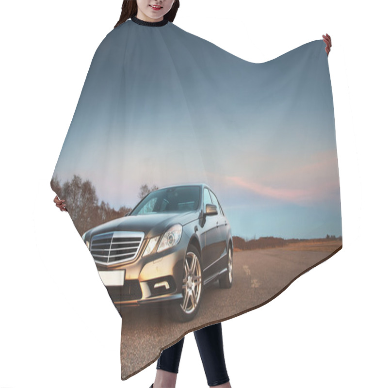 Personality  Car In The Light Of Evening Sun Hair Cutting Cape