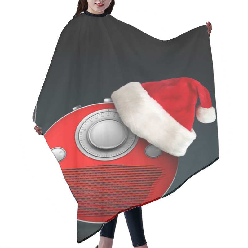 Personality  New Year And Christmas Radio Hair Cutting Cape