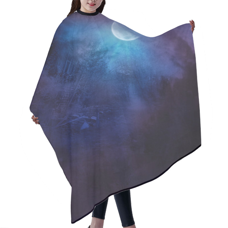 Personality  Mysterious Night Hair Cutting Cape