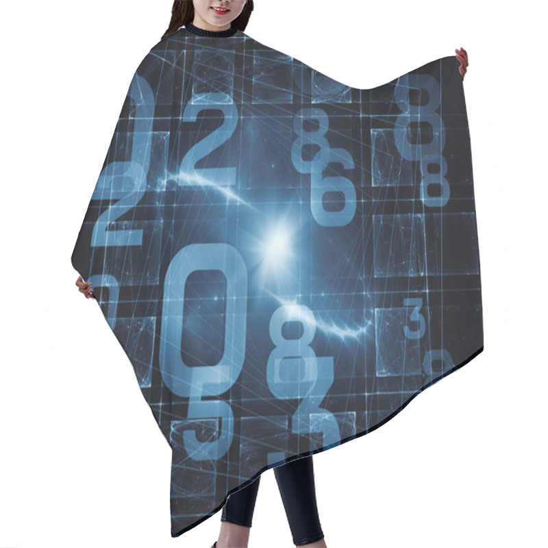 Personality  Number Abstraction Hair Cutting Cape