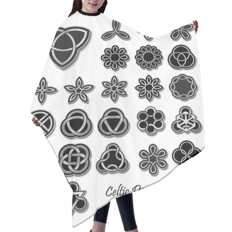 Personality  Celtic Design Elements Hair Cutting Cape