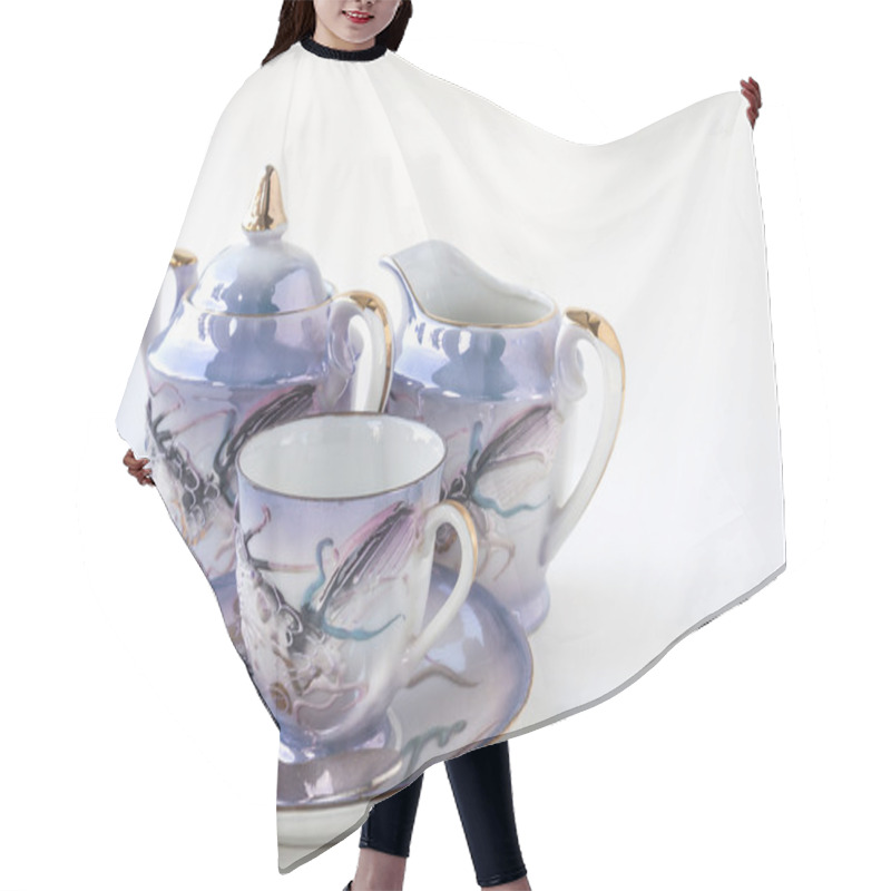 Personality  Chinaware Hair Cutting Cape