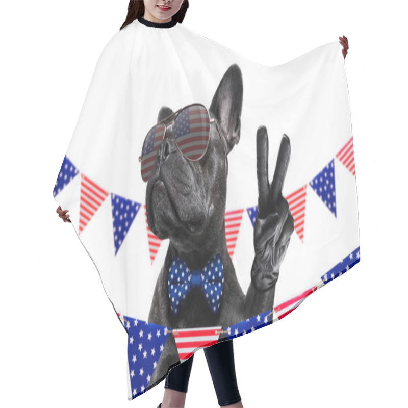 Personality  Independence Day 4th Of July Dog Hair Cutting Cape