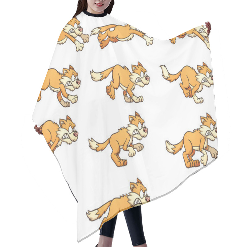 Personality  Cat Run Cycle Hair Cutting Cape