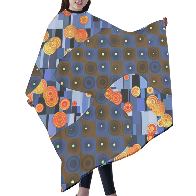 Personality  Seamless Abstract Pattern In Gustav Klimt Style  Hair Cutting Cape