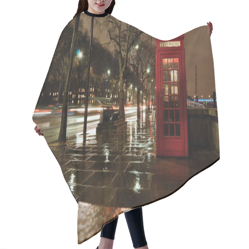 Personality  London Red Box Hair Cutting Cape