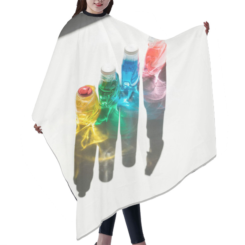 Personality  Plastic Bottles Of Cleaning Products Hair Cutting Cape