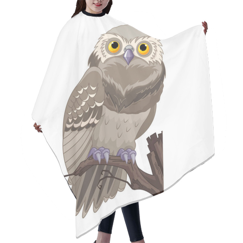 Personality  Cartoon Baby Owl Hair Cutting Cape