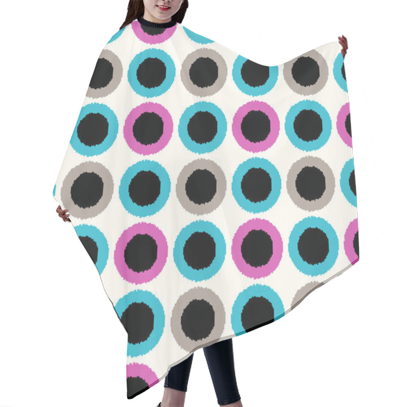 Personality  Dots Pattern Hair Cutting Cape