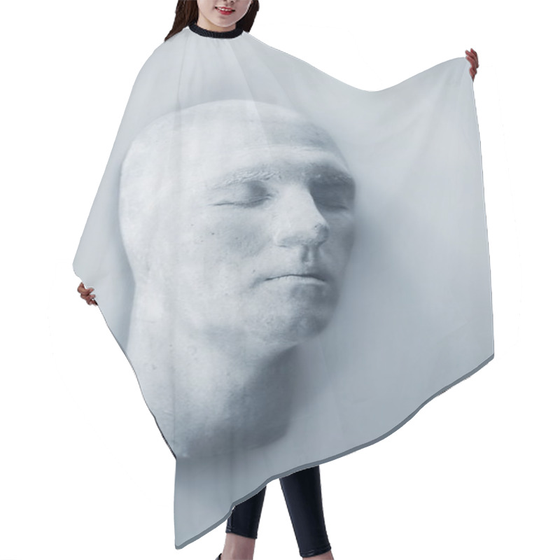 Personality  Face Of Stone Hair Cutting Cape