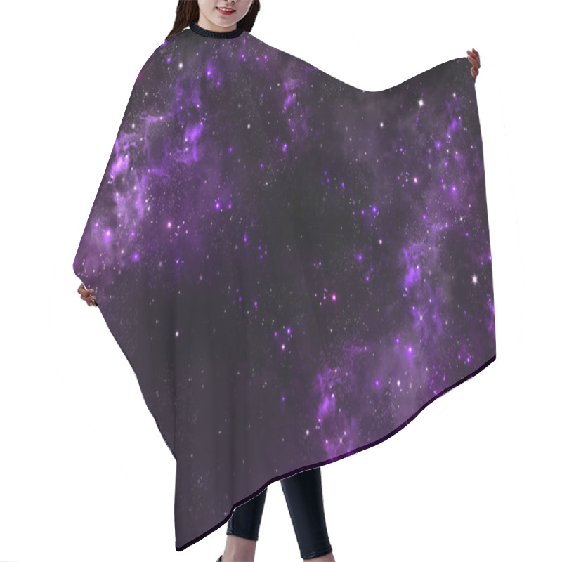 Personality  Starry Sky In The Open Space Hair Cutting Cape